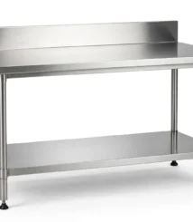 meja stainless ukuran standar untuk kebutuhan kitchen hotel dan cafe