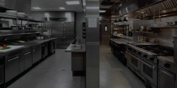 hot dan cold kitchen equipment komersil