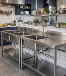 Meja Bar sink stainless 1 Bak