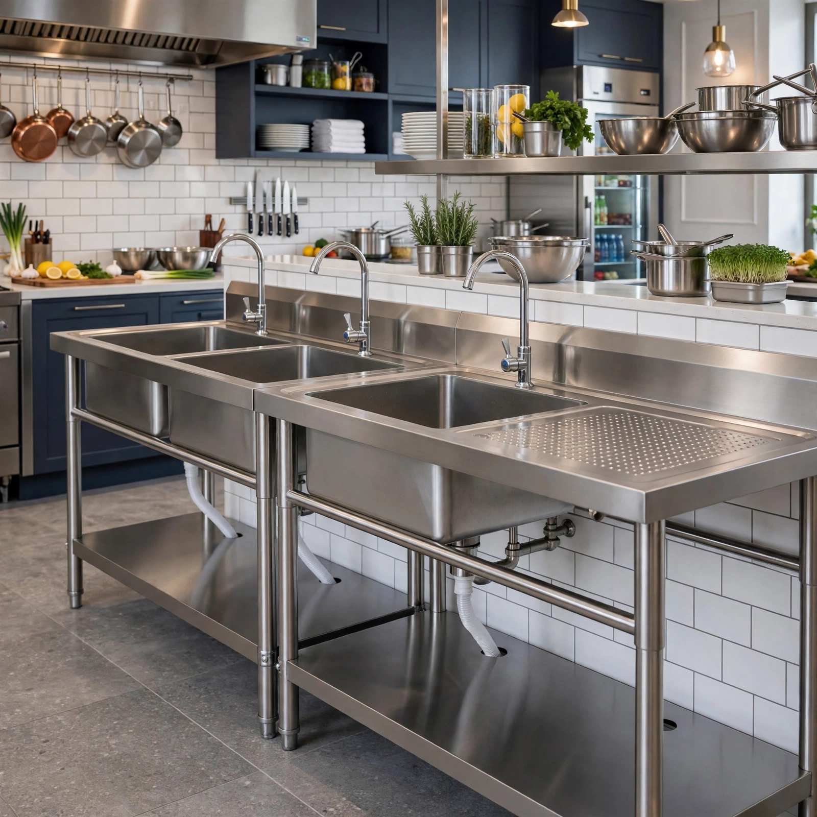 Meja Bar sink stainless 1 Bak Meja Bar sink stainless 1 Bak