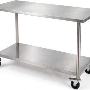 Commercial Kitchen Table Stainless Steel - Meja Dapur Hotel & Resto