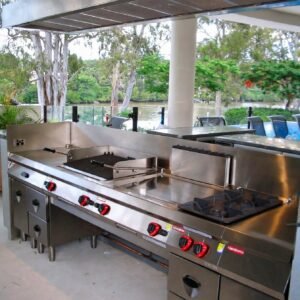 Jual Meja Kompor Stainless Custom Berkualitas untuk Dapur Resto dan Hotel