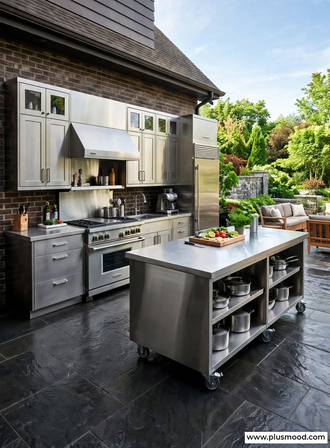 Kabinet Dapur Stainless Minimalis Custom Kabinet Dapur Stainless Minimalis Custom
