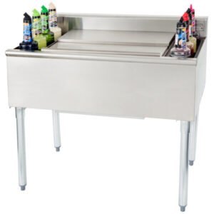 Custom Ice Bin Insulated Dengan Drain Pembuangan Custom