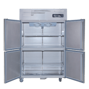 Jual Freezer Chiller Stainless 4 Pintu 1045L Z-1000NP - Pillarless System 590 Watt Garansi Resmi