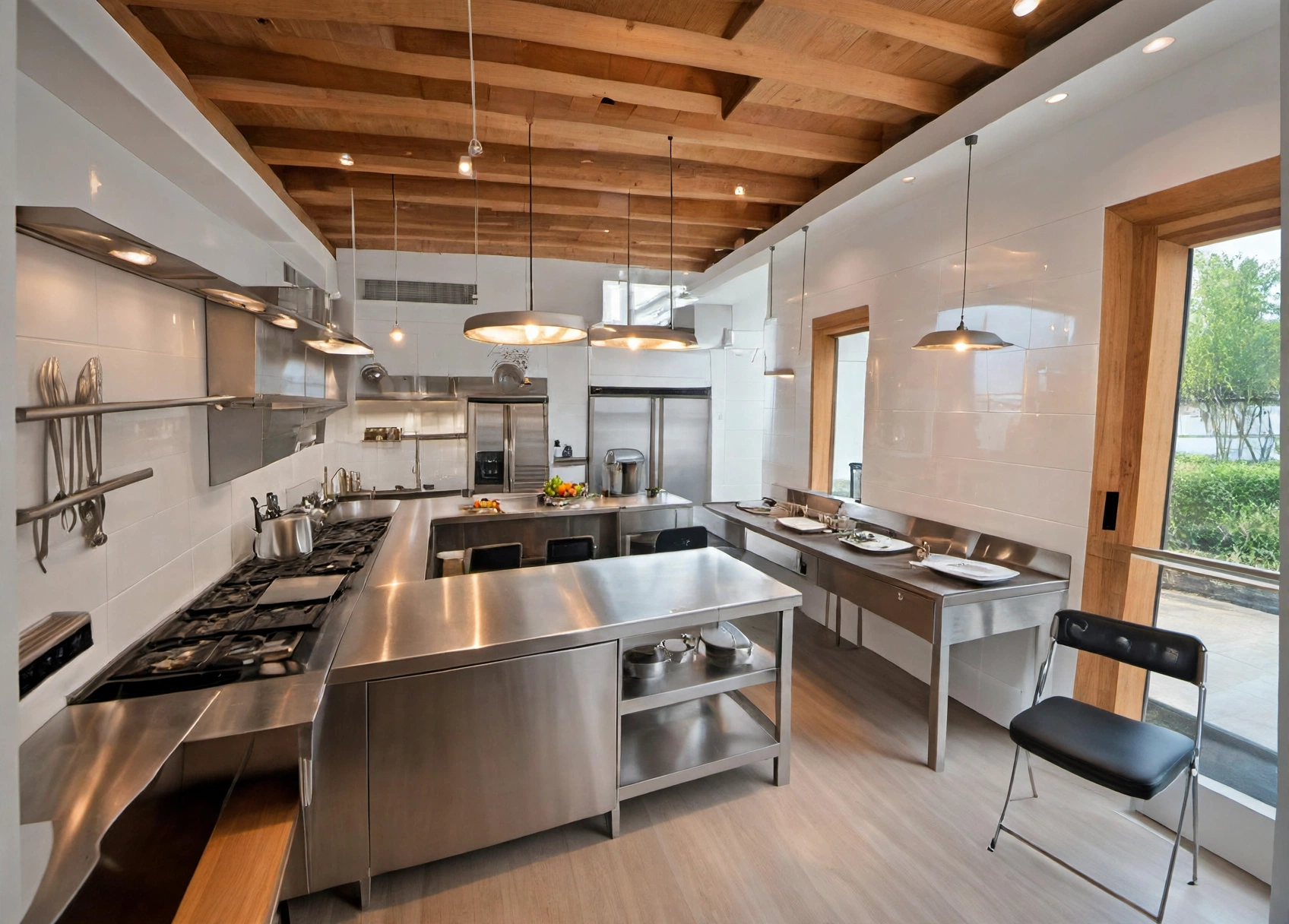 Dapur Minimalis dari stainless steel Dapur Minimalis dari stainless steel