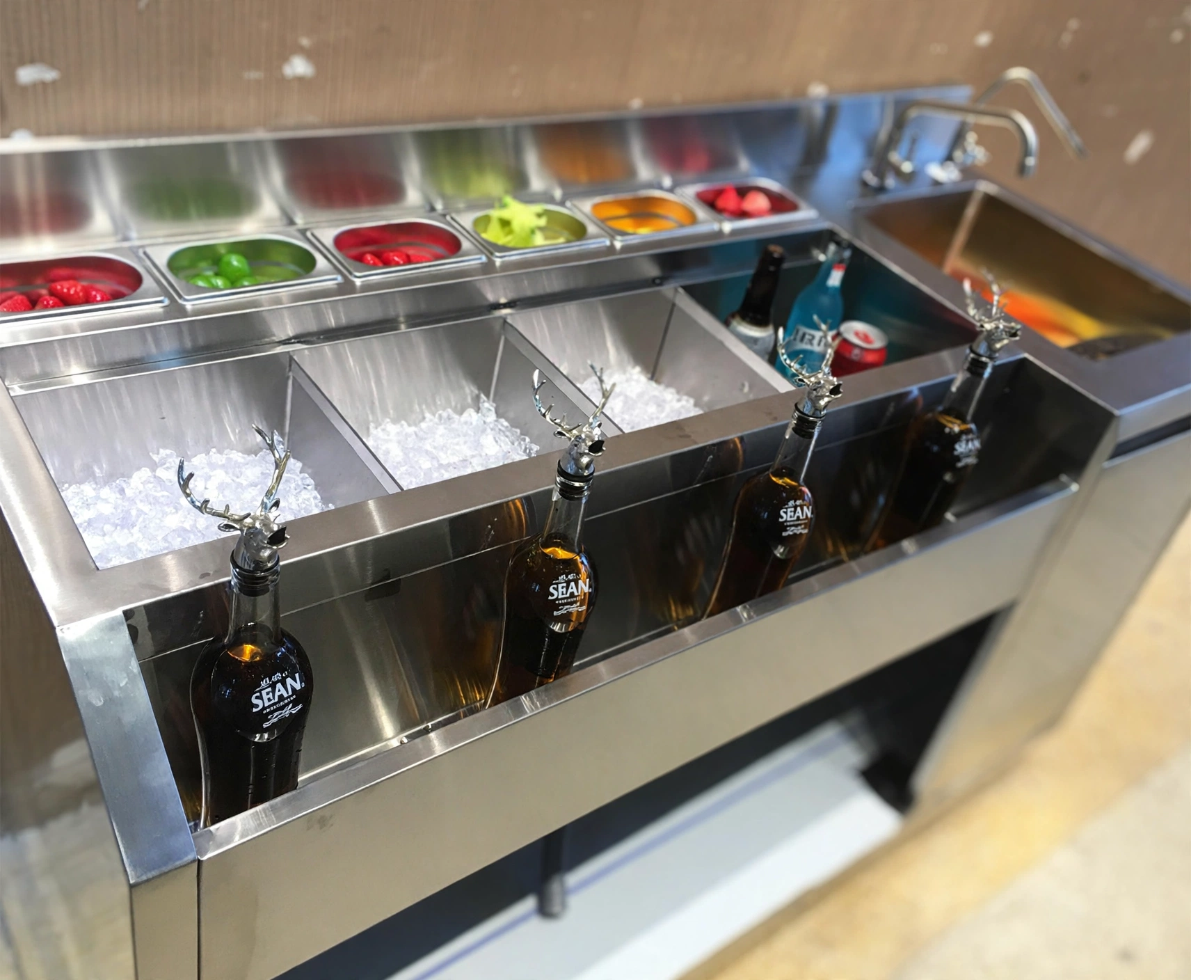 bar_station_stainless_custom meja bar cafe, meja bartender