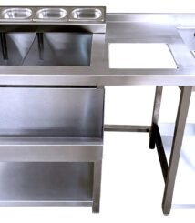 Cocktail Station dengan Jack Rinser dan Sink Custom Ukuran