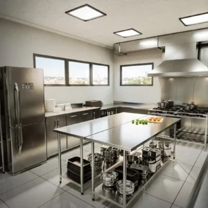 kitchen table stainless untuk dapur cafe dan resto kecil