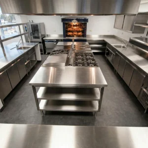 Meja Stainless Kokoh & Rapi,