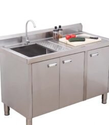 Lemari Dapur Stainless 304 Anti Karat Pesanan Sesuai Ukuran