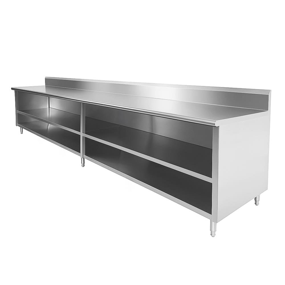 kitchen open cabinet stainless steel kitchen open cabinet stainless steel