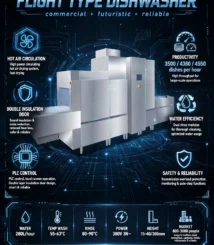 harga flight type dishwasher, jual flight type dishwasher, distributor flight dishwasher Jakarta, supplier conveyor dishwasher,