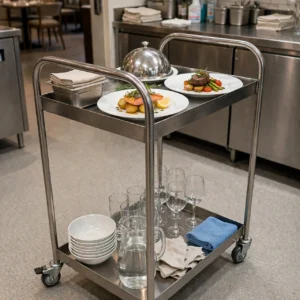 food trolley 2 susun murah, PT Wita Mandiri Sejahtera troli mini, PT Wita Mandiri Sejahtera food trolley 2 susun