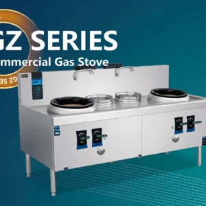 Kompor Gas Industri 2 Tungku, Kompor Chinese Food,