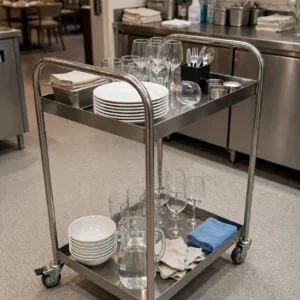 food trolley 2 susun murah, PT Wita Mandiri Sejahtera troli mini, PT Wita Mandiri Sejahtera food trolley 2 susun