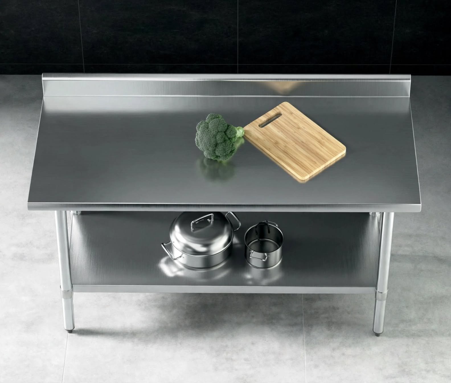 Prep Table Stainless 180x70cm 3 Susun Prep Table Stainless 180x70cm 3 Susun