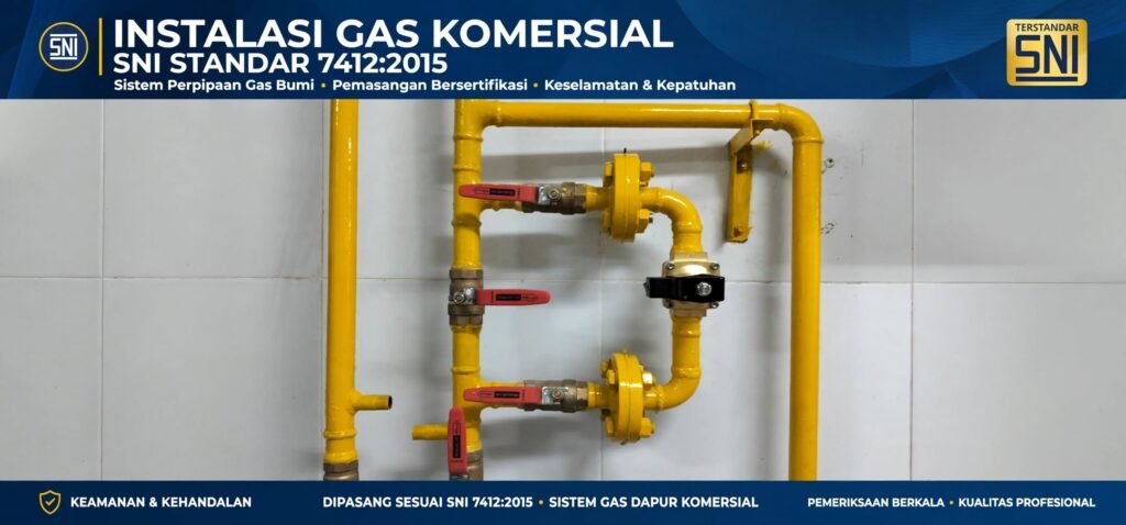 Jasa Pemasangan Jalur Pipa Gas untuk Dapur Catering Kapasitas Besar
