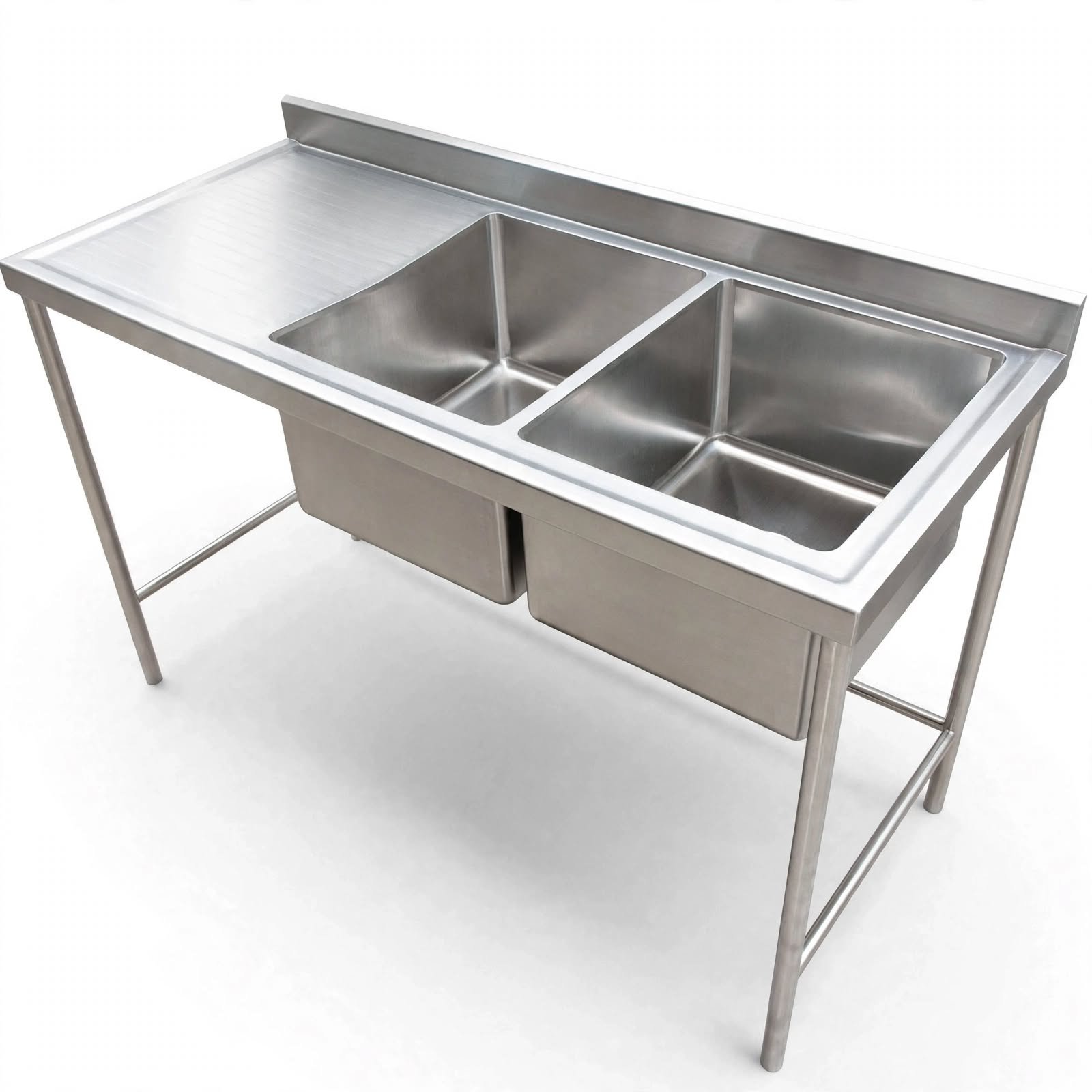 Jual Meja Sink Industrial 2 Lubang Custom Jual Meja Sink Industrial 2 Lubang Custom