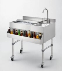 Supplier Meja Bar Ice Bin Stainless Custom Jakarta