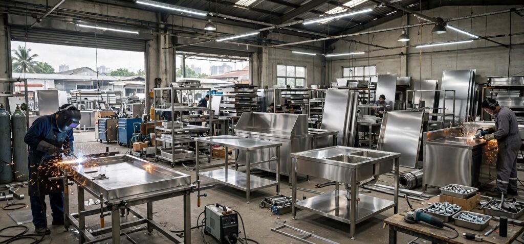 pabrik kitchen equipment stainless