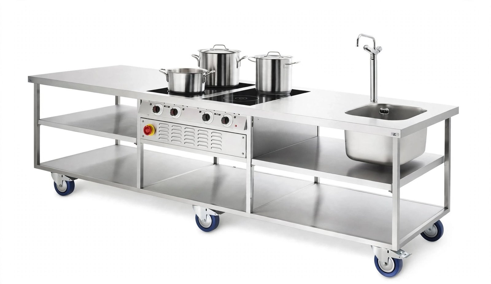 Meja Stainless Food Truck Kompor Sink Meja Stainless Food Truck Kompor Sink