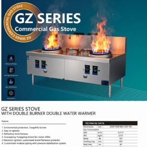 Kwali Range Gas Resto Chinese Double Water Warmer