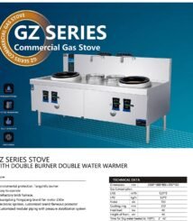 Commercial Gas Stove Double Burner Double Water Warme
