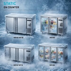 Undercounter Freezer 2 Door Static