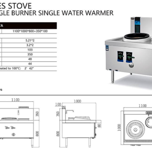 Kompor Kwali Stainless Single Burner Original,