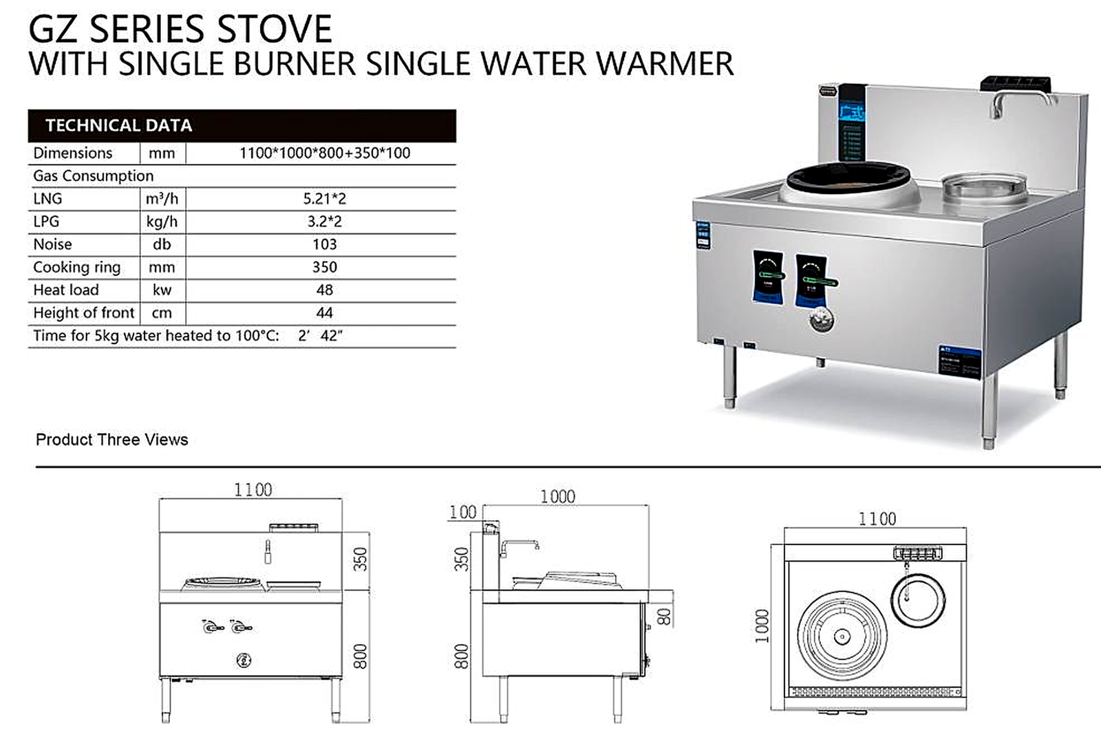 Kompor Kwali Stainless Single Burner Original,