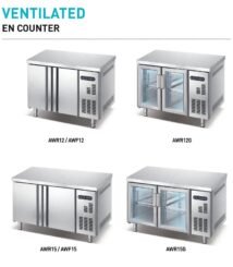 Meja Chiller Glass Door AWR12G AWR15G Display 1200mm 1500mm