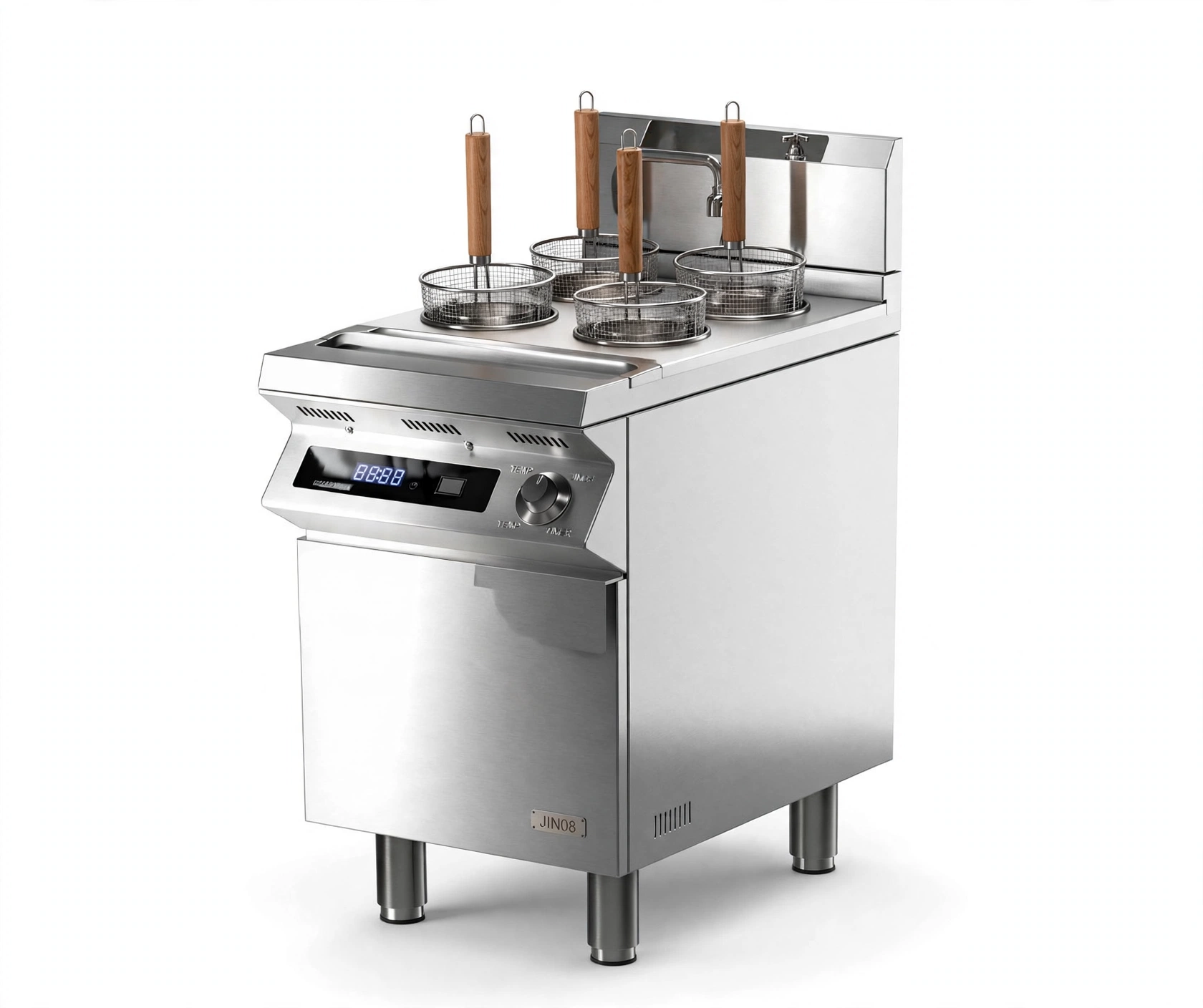 induction_noodle_boiler Kompor Rebus Mie Induksi JIN08 4 Hole 8kW | Noodle Cooker Free Standing Unit 450x750mm 49,37 Kg