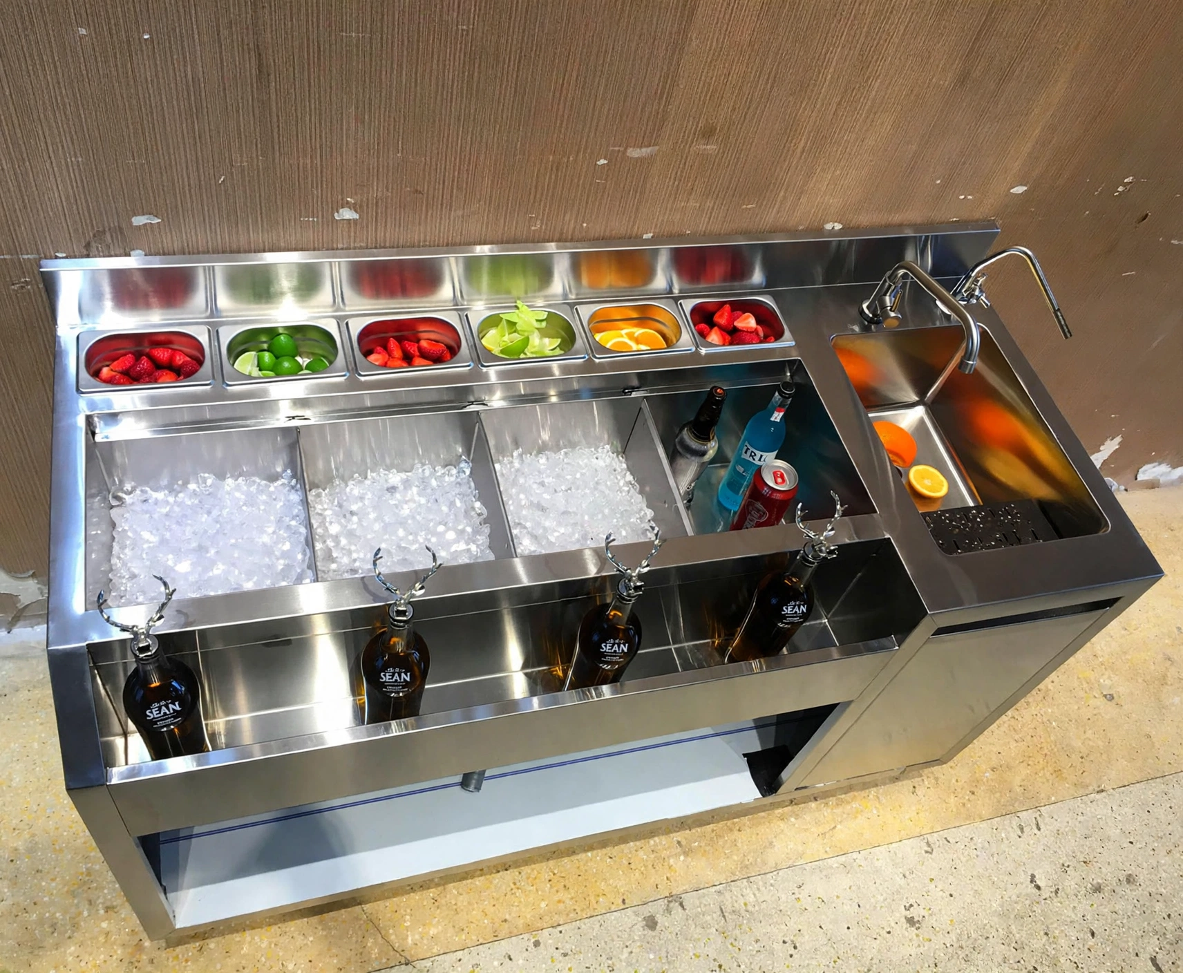 isometric_bar_station_top_down meja bar minuman