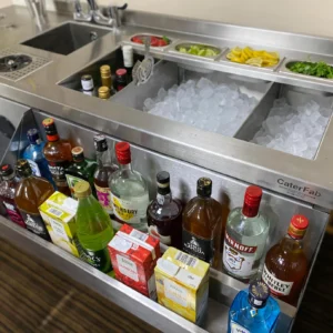 cocktail station dengan wastafel