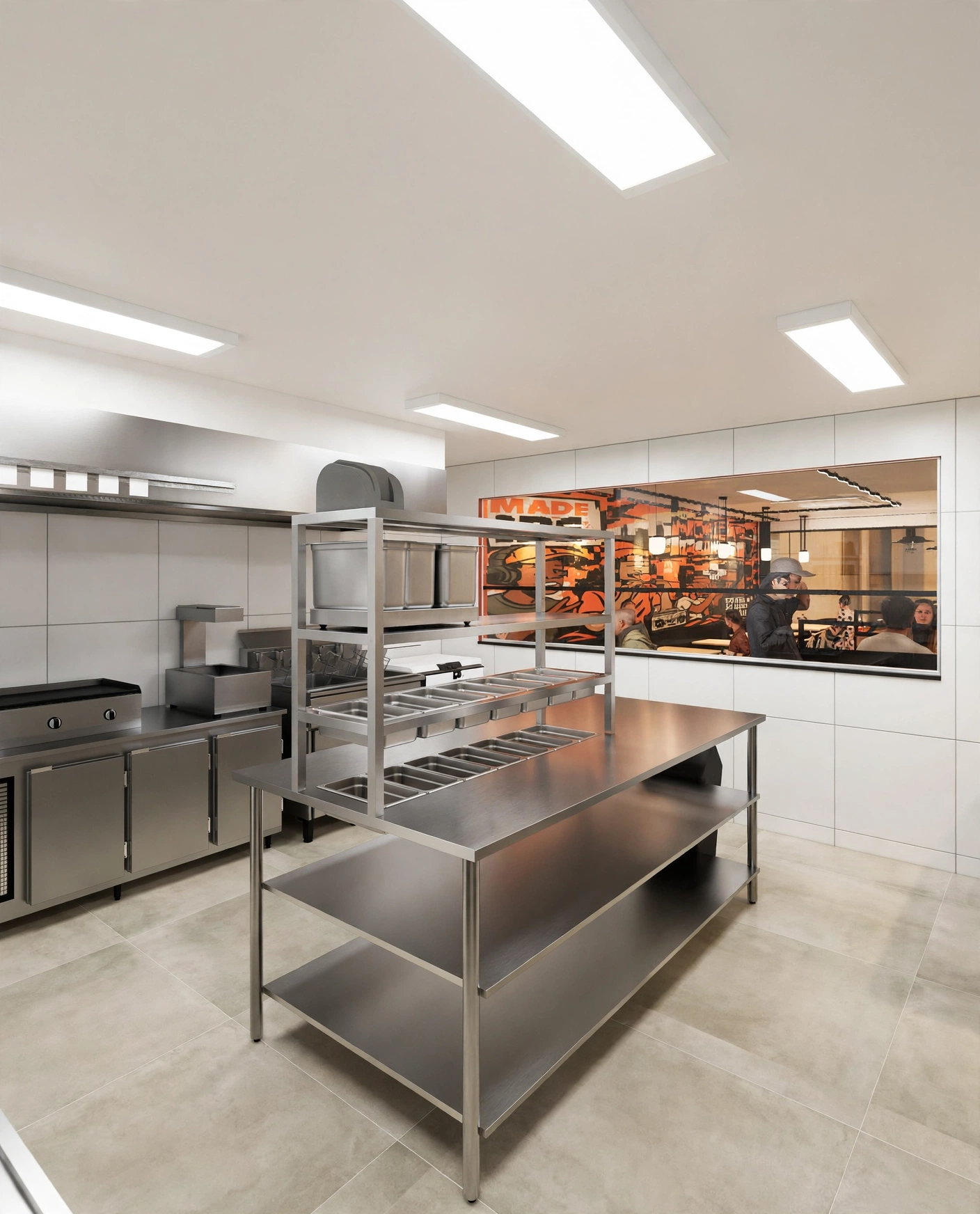 meja overshelf preparation stainless custom meja overshelf preparation stainless custom