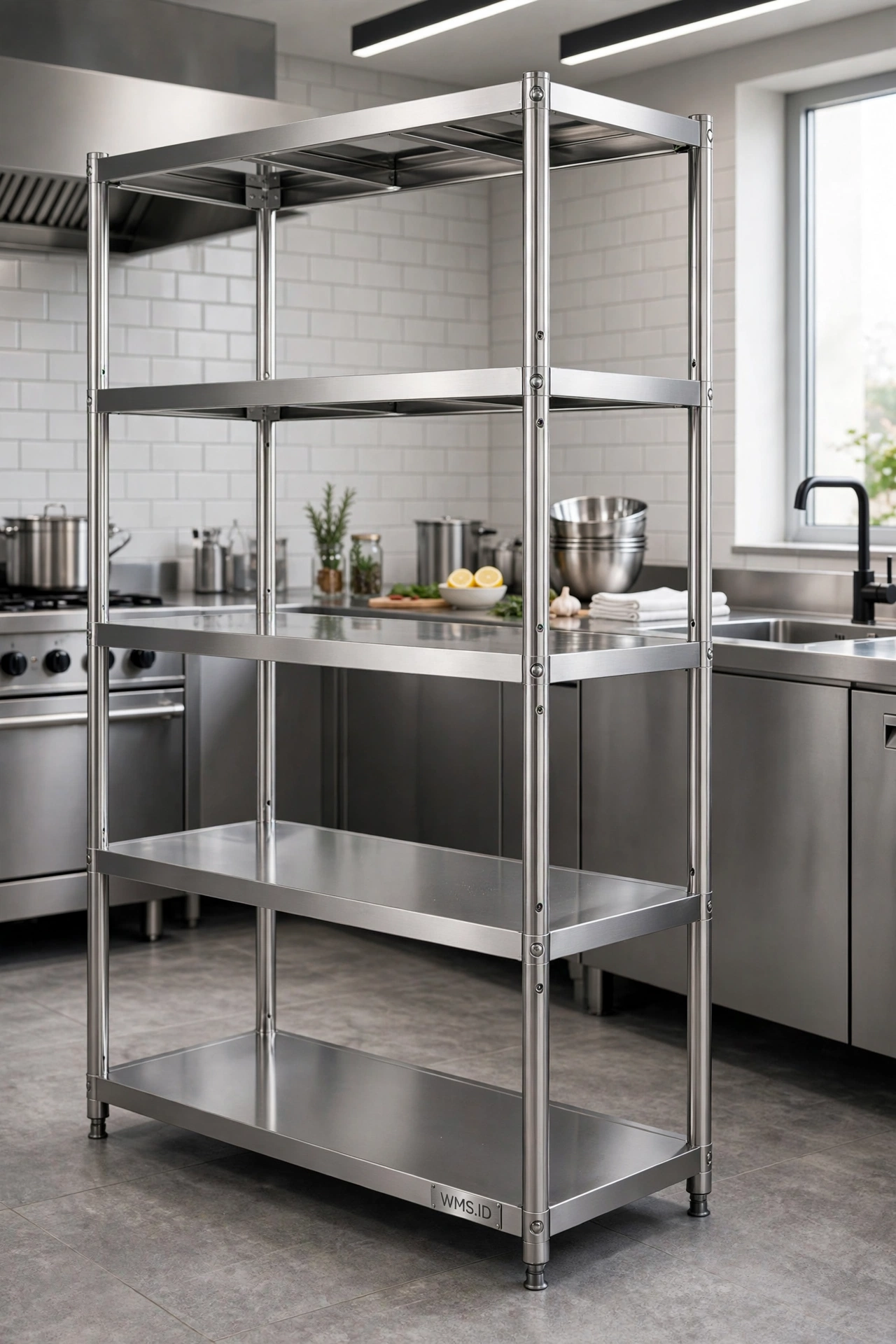 Rak Dapur Stainless Custom Untuk Central Kitchen & Catering Besar Rak Dapur Stainless Custom Untuk Central Kitchen & Catering Besar