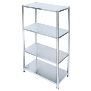 Rak Stainless Premium 120x60x180cm 4 Susun - Tahan Karat, Kuat, Higienis untuk Cloud Kitchen
