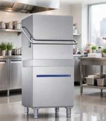 mesin pencuci piring industri, hood type dishwasher, mesin dishwasher restoran