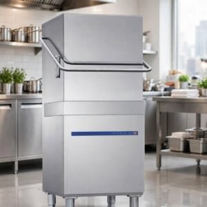 mesin pencuci piring industri, hood type dishwasher, mesin dishwasher restoran