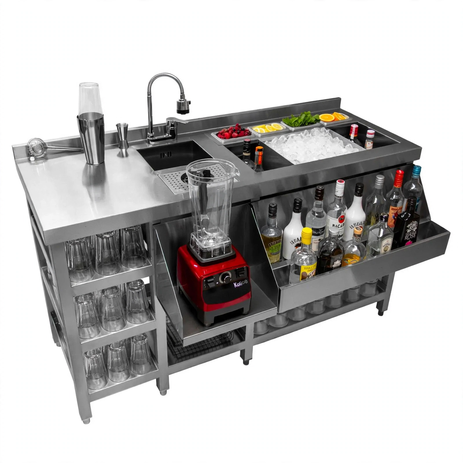 Cocktail bar stainless custom Cocktail bar stainless custom
