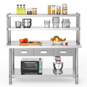 meja dapur catering, meja kerja dapur restoran