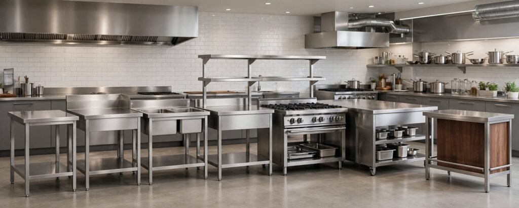 7 Mоdеl Mеjа Dapur Stаіnlеѕѕ Cuѕtоm Pаlіng Laris untuk Rеѕtо & Cаfе