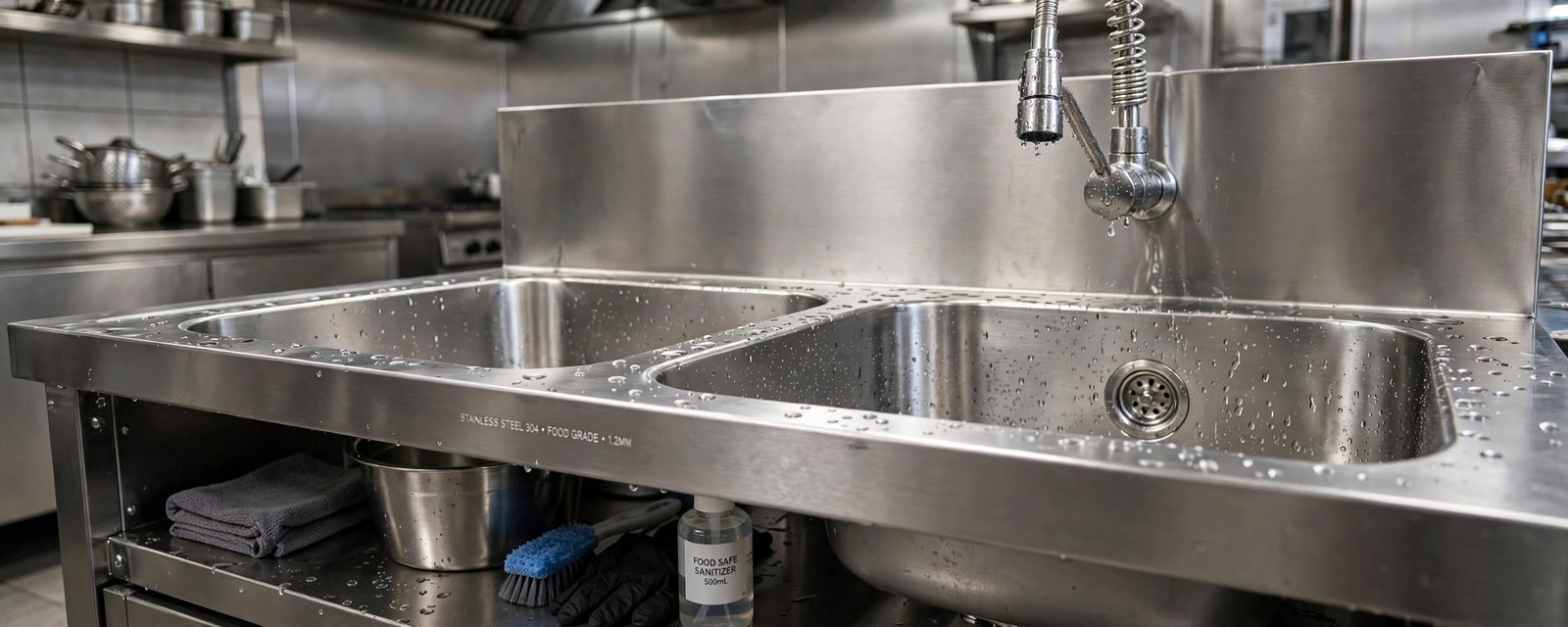 Jual alat dapur stainless custom untuk resto, Custom kitchen stainless untuk cafe & resto jakarta,