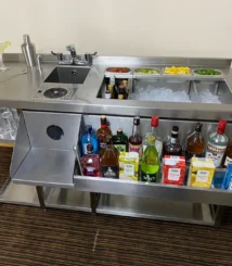 bar station stainless custom