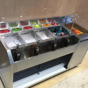 bar station dengan sink