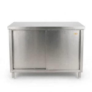 custom cabinet stainless pintu sliding untuk kitchen food court dan cloud kitchen