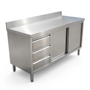 cabinet stainless steel pintu sliding