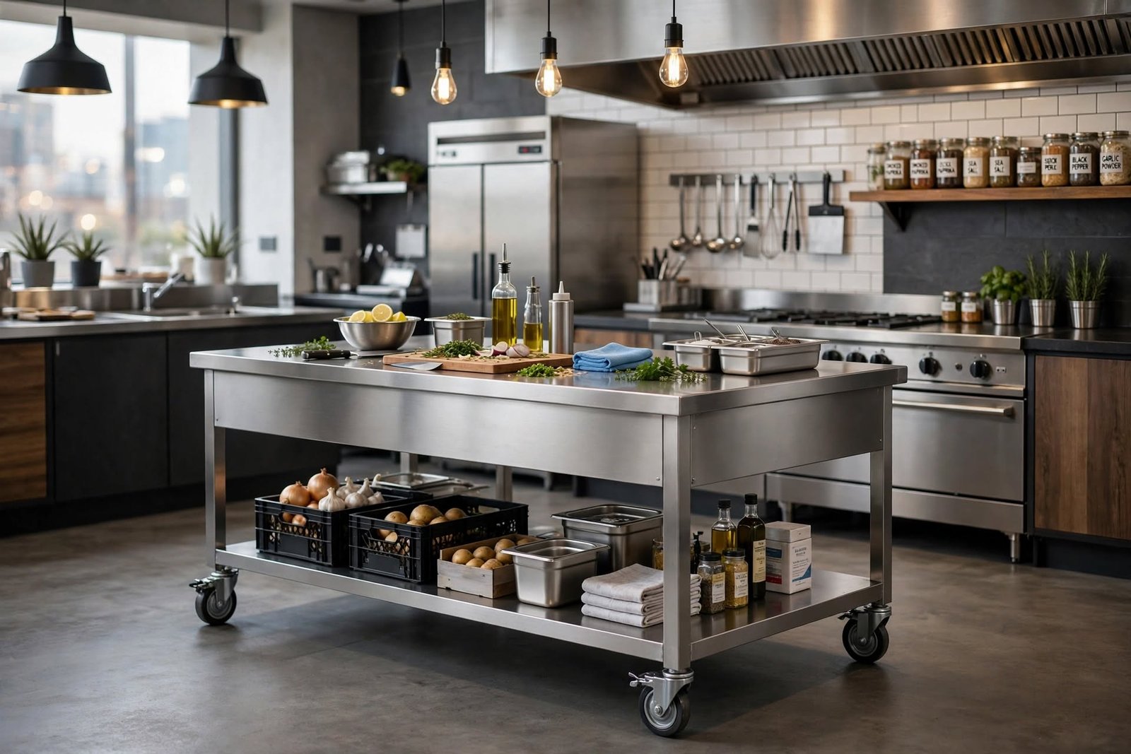 stainless_steel_island_table stainless_steel_island_table