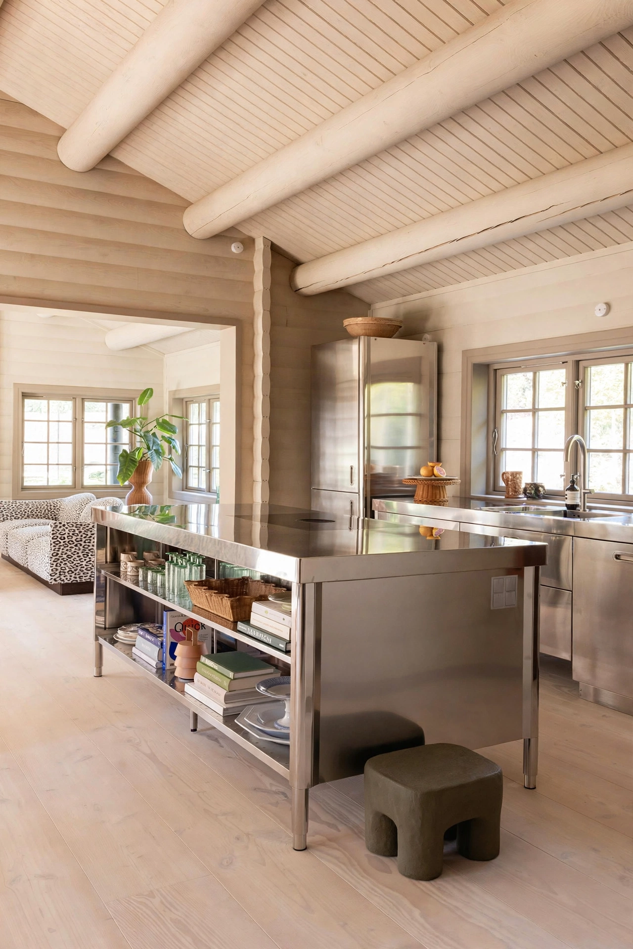 meja stainless dengan open cabinet custom untuk dapur minimalis dan bersih meja stainless dengan open cabinet custom untuk dapur minimalis dan bersih